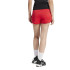 Calça de Fitness adidas Pacer Knit High Mulher Vermelho