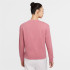 T-shirt Nike Crew Rosa para mulher