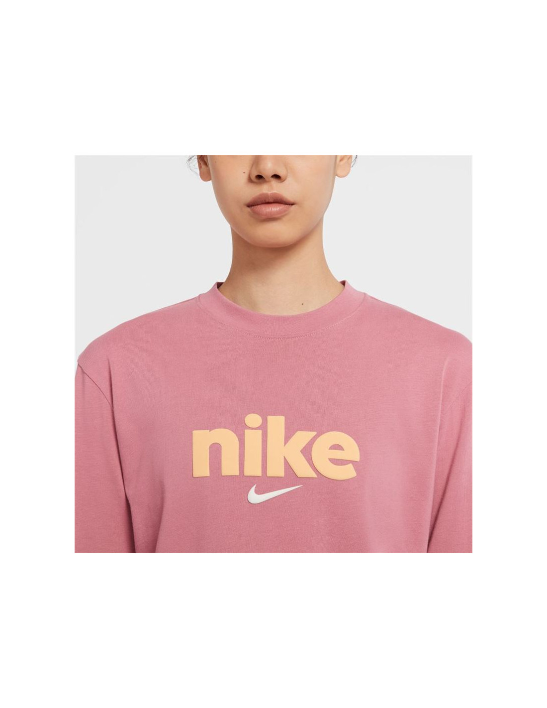 Pegajoso pastel Vislumbrar ᐈ Camiseta Nike Crew Mujer Rosa – Atmosfera Sport©