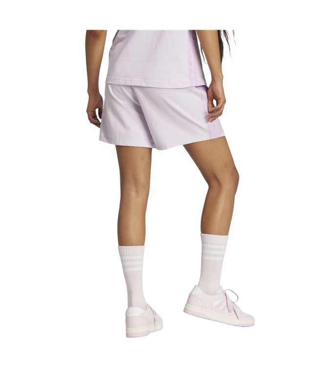 Pantalons adidas 3Bandas Sj Short Femme Lila
