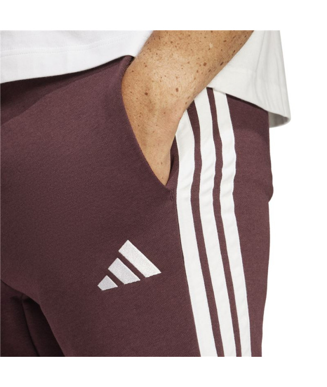 Pantalons adidas 3Bandas Fleece Tc Homme Rouge