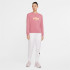 T-shirt Nike Crew Rosa para mulher