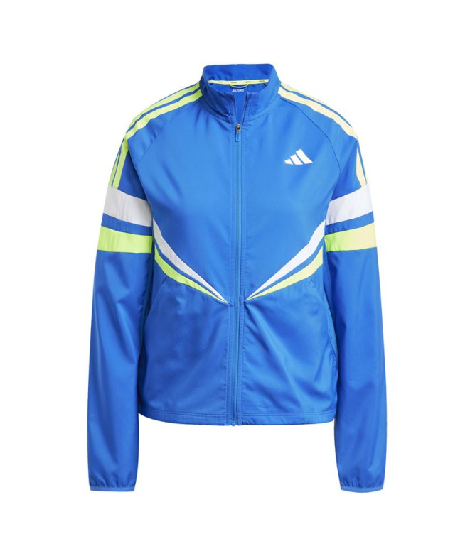 Veste de Running adidas Adizero R Femme Bleu