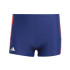 Fato de banho de Natação adidas Block Boxer Homem Azul Escuro
