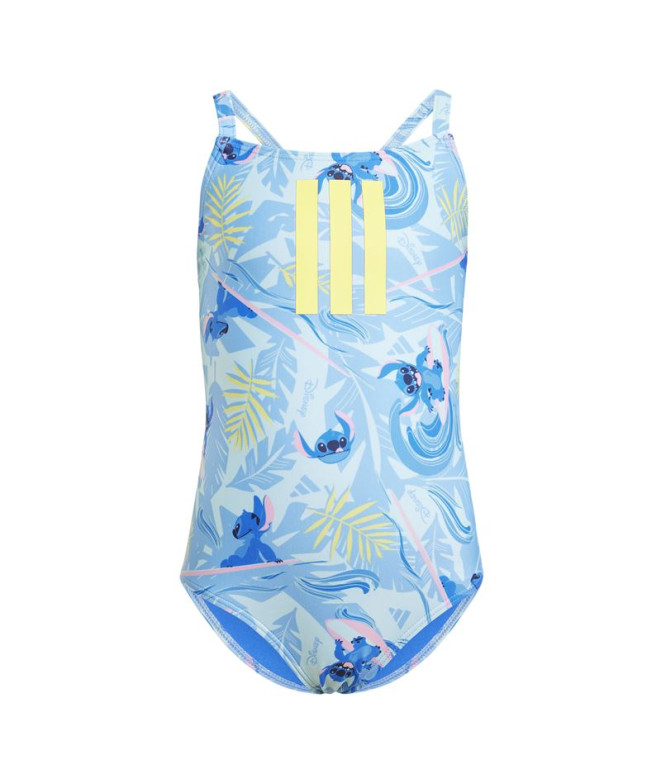 Fato de banho de Natação adidasDisney Lilo Stitch Menina Azul