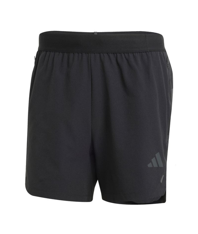 Pantalones de Fitness adidas Power 3Bandas Short Hombre Negro