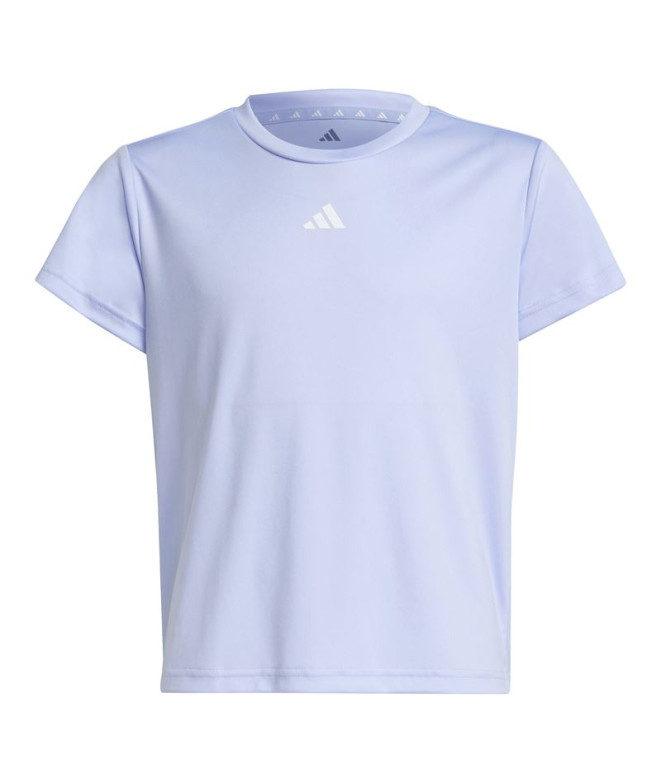 Camiseta de Fitness adidas Jg Tr-Es Menina Tonvio/Branco