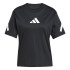 T-shirt adidas Z.N.E. Femme Noir/Blanc