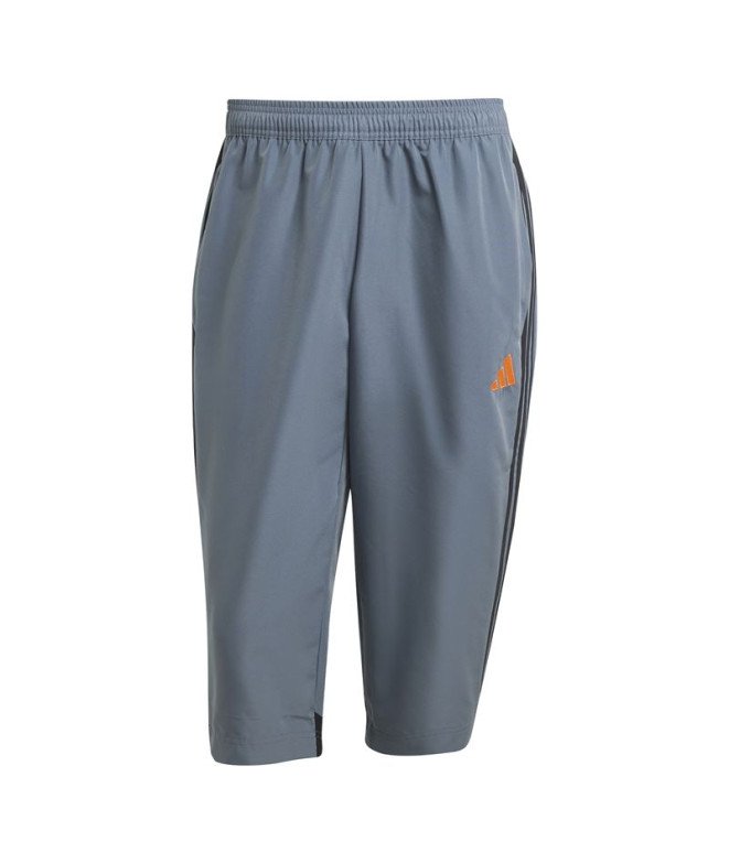 Calça de Futebol adidas Tiro Es W3/4 Homem Azul