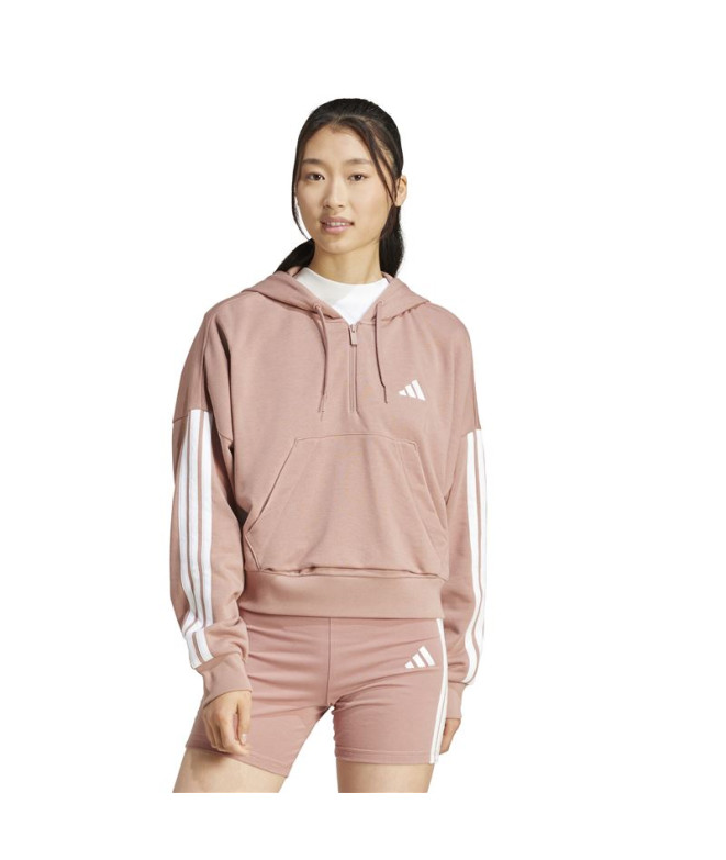 Moletom adidas 3Bandas French Terry Qz Hd...