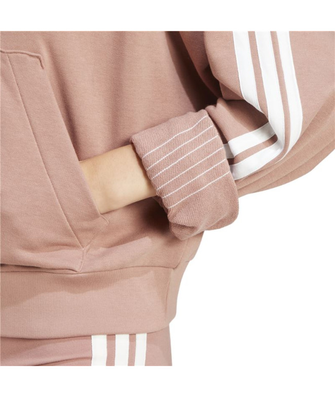 Moletom adidas 3Bandas French Terry Qz Hd...