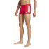Fato de banho de Natação adidas 3Bandas Bld Boxer Homem Vermelho