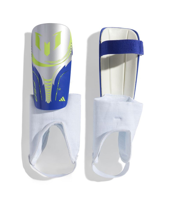 Espinilleras de Fútbol adidas Messi Sg Mtc J Plata