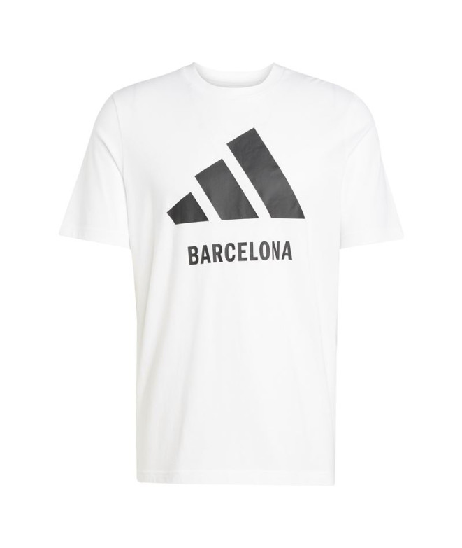 Camiseta adidas Barcelona Hombre Blanco