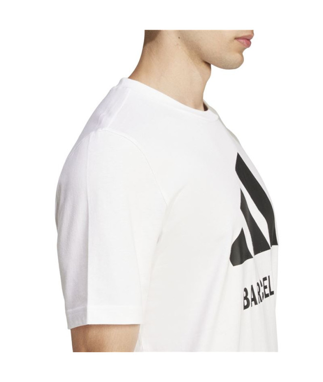 Camiseta adidas Barcelona Hombre Blanco