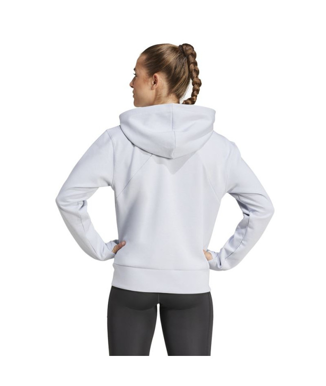 Moletom de Fitness adidas D4T Fz Hoodie Mulher...