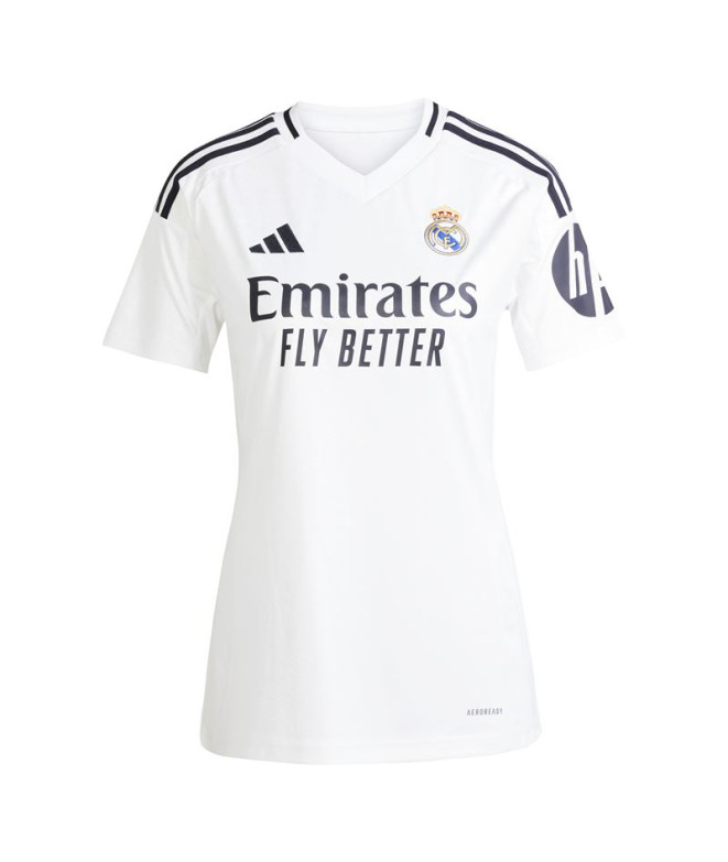 Camiseta de Fútbol adidas Real Madrid 24/25 H Jsy Mujer Blanco