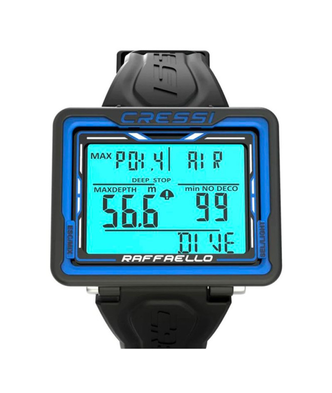 Reloj Cressi Raffaello Negro-Azul