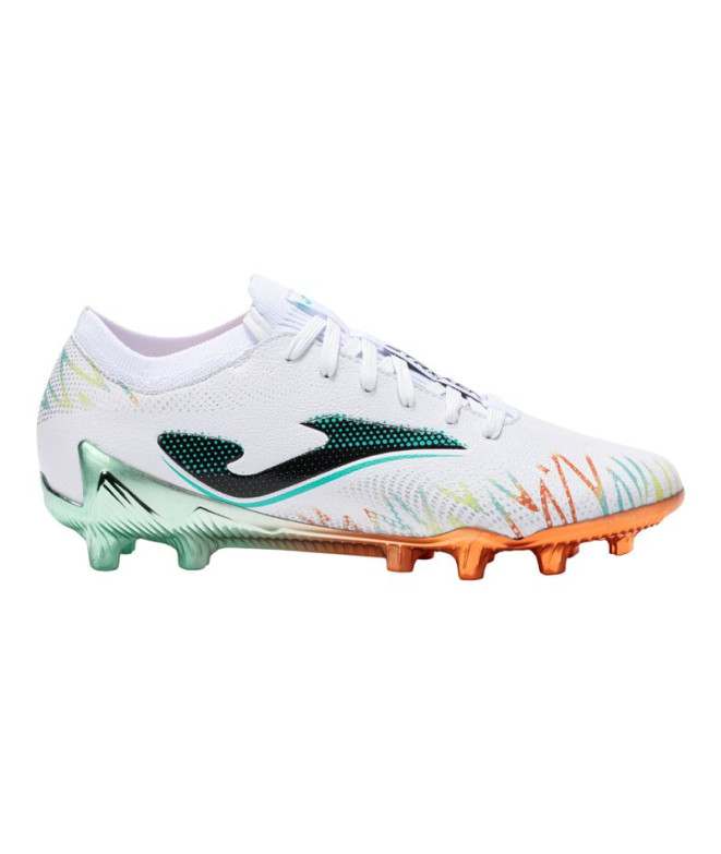 Bottes de football Joma Striker 2502 Firme FG Homme Blanc