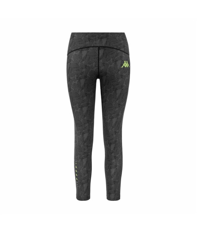 Pantalon Kappa Kombat Fiu Training Femme Gris Dk/Negro
