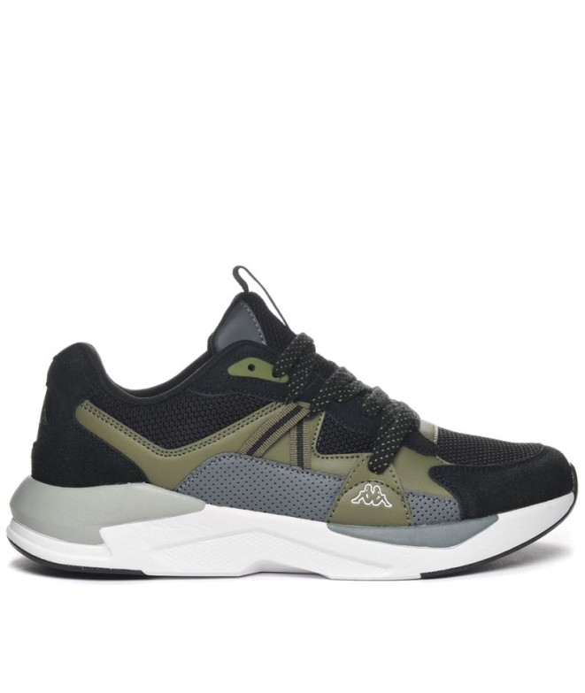 Chaussures Kappa Holborn Homme Noir/Vert Khaki