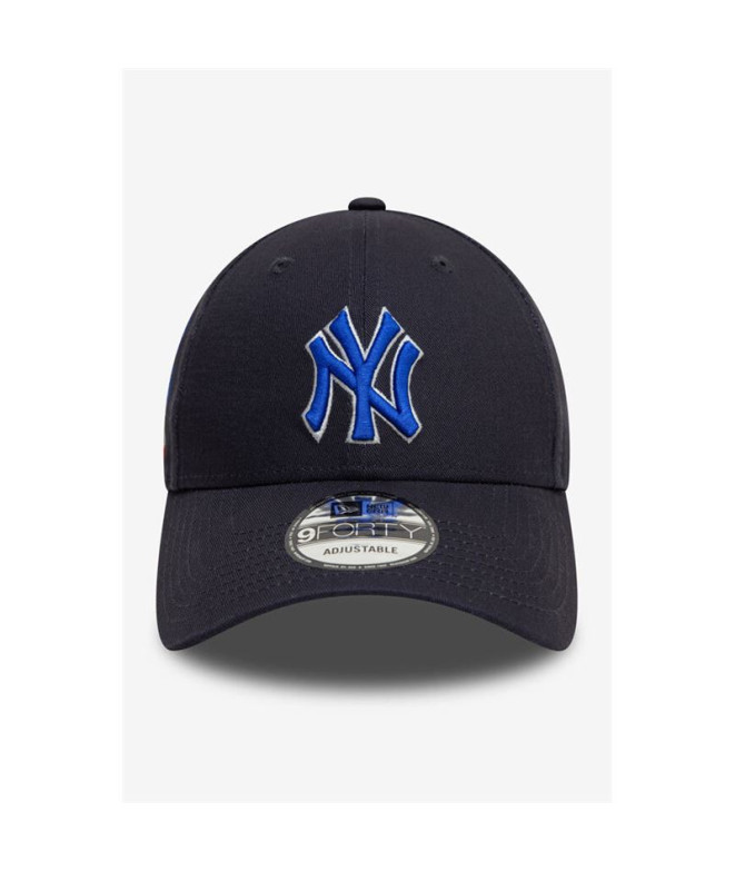 Boné New Era MLB Side Patch 9FORTY dos NY Yankees Azul Marinho