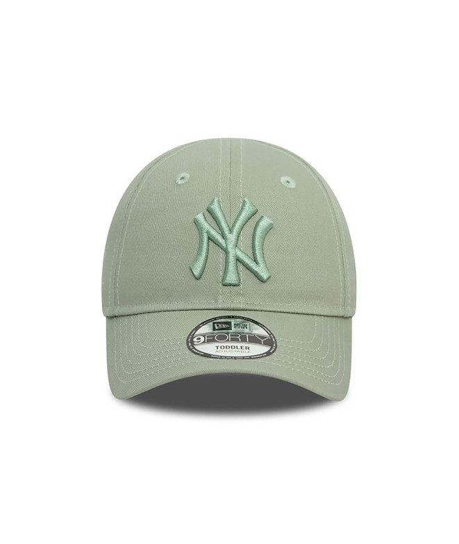 Boné New Era League Essential 9Forty NY Yankees Infantil Verde Menta