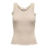Camiseta Only Onlsharai Lace Tank Noos Mujer Peyote