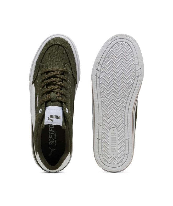 Chaussures Puma Court Classic Vulc F Homme Vert