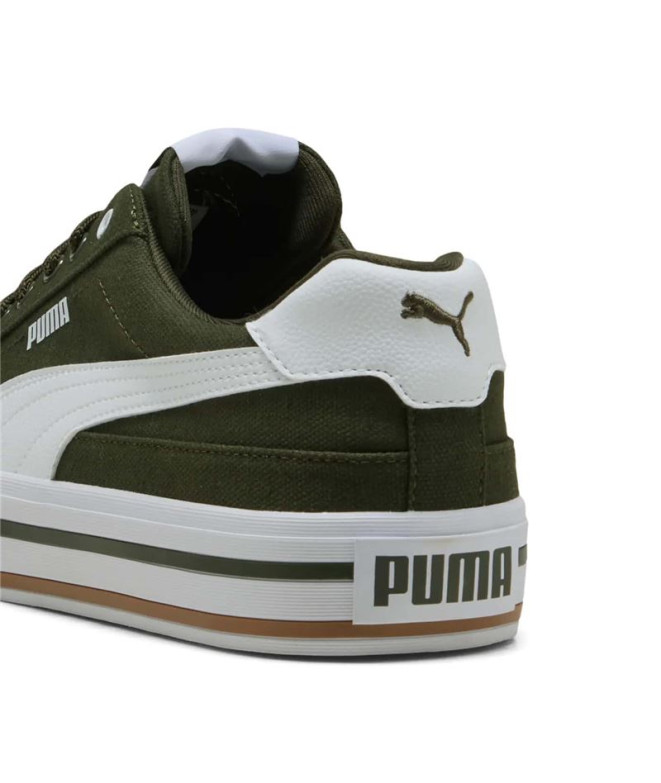Chaussures Puma Court Classic Vulc F Homme Vert