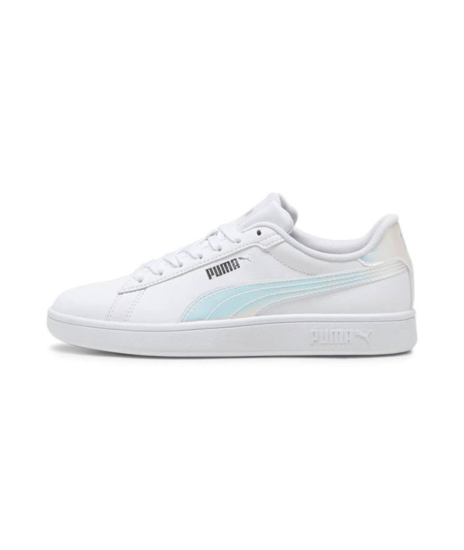 Sapatilhas Puma Smash 3.0 Holo Menino Branco