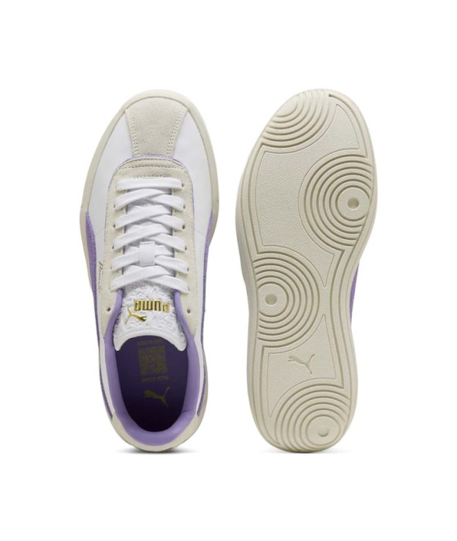 Zapatillas Puma Club Klassika Mujer Blanco/Lavanda