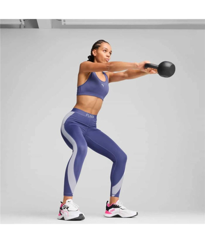 Collants de Fitness Puma W Strong Tight Femme Bleu