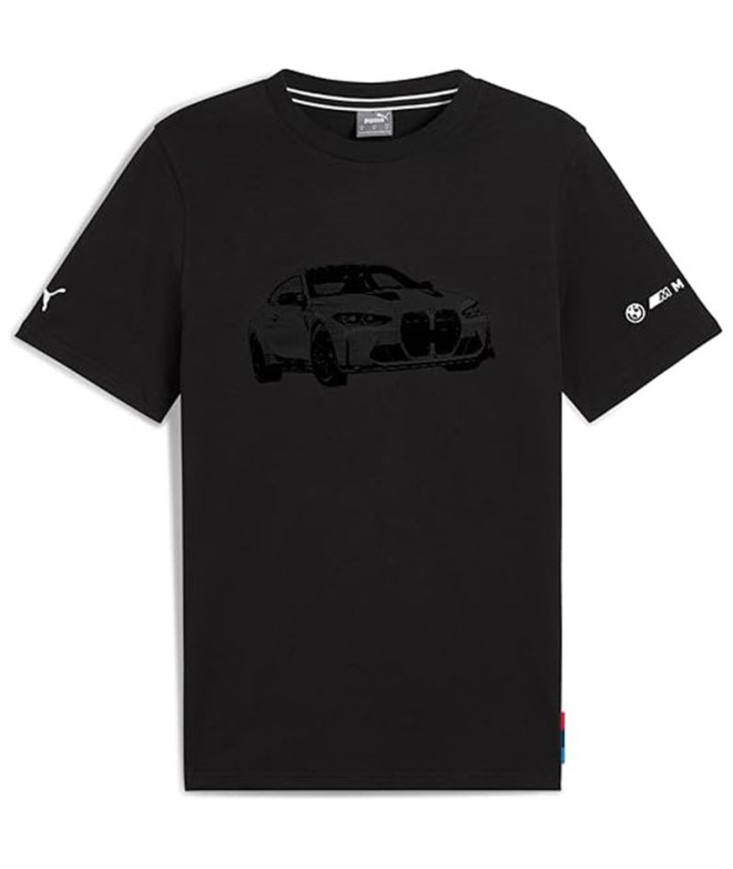 Camiseta Puma Bmw Essentials Graphic Hombre Negro