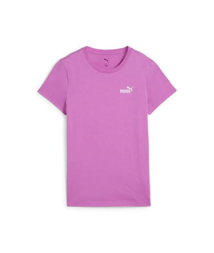 Camiseta Puma Essentials Small Logo Mulher Wild Berry