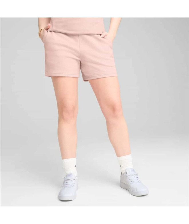 Calça Puma Essentials Small No. 1 Logo Mulher Rosa