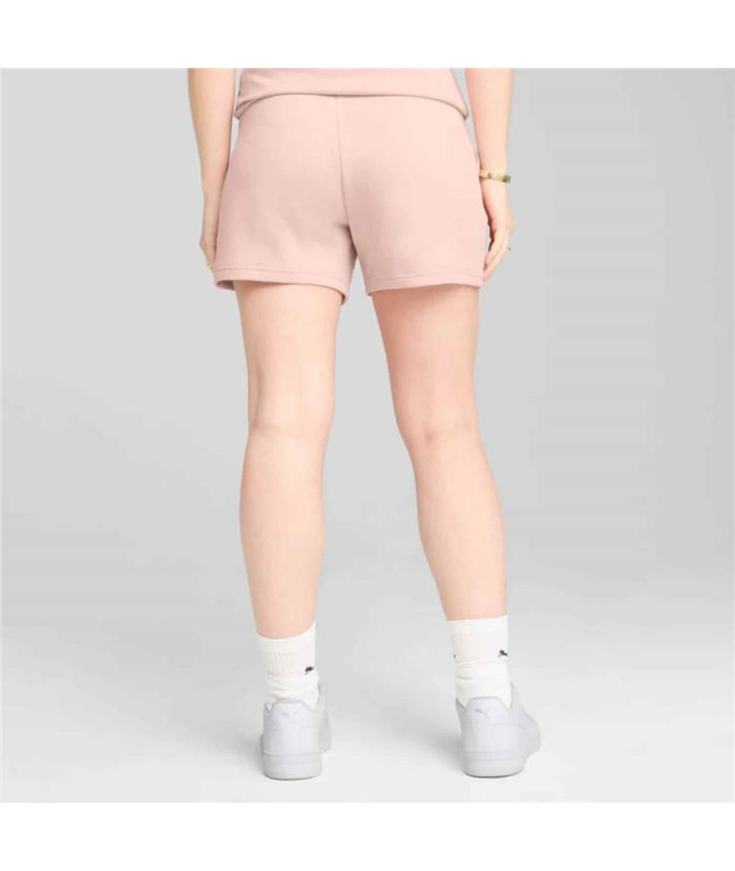 Calça Puma Essentials Small No. 1 Logo Mulher Rosa