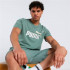 Camiseta Puma Essentials 2 Color No. 1 Lo Homem Verde