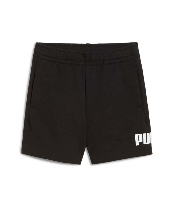 Calça Puma Essentials No. 1 Logo Menino Preto