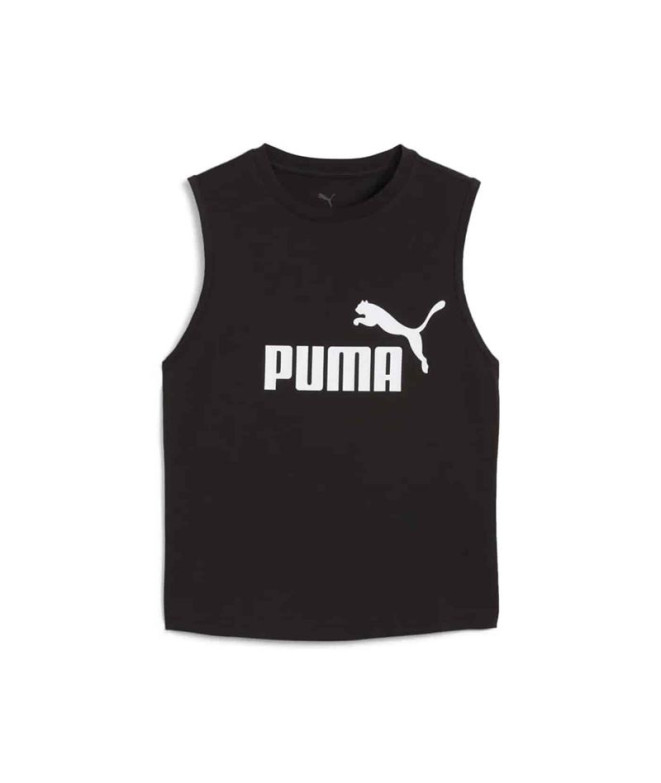 Camiseta Puma Essentials No. 1 Logo Slim Mujer Negro