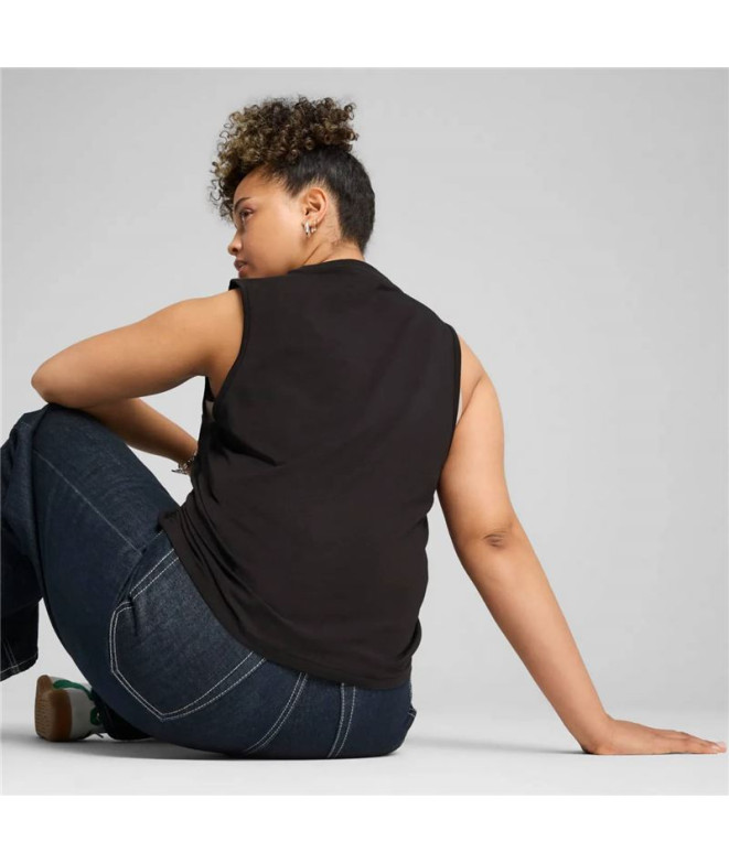 T-shirt Puma Essentials No. 1 Logo Slim Femme Noir