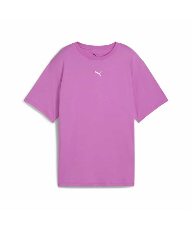 Camiseta Puma Essentials Relaxedwild Berry Mujer