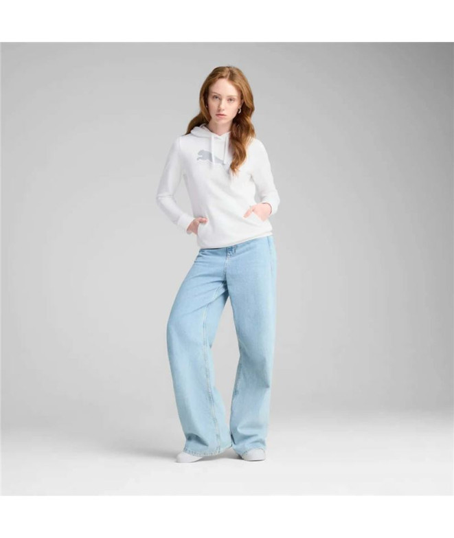 Moletom Puma Ess Metallic Hoodie Mulher...