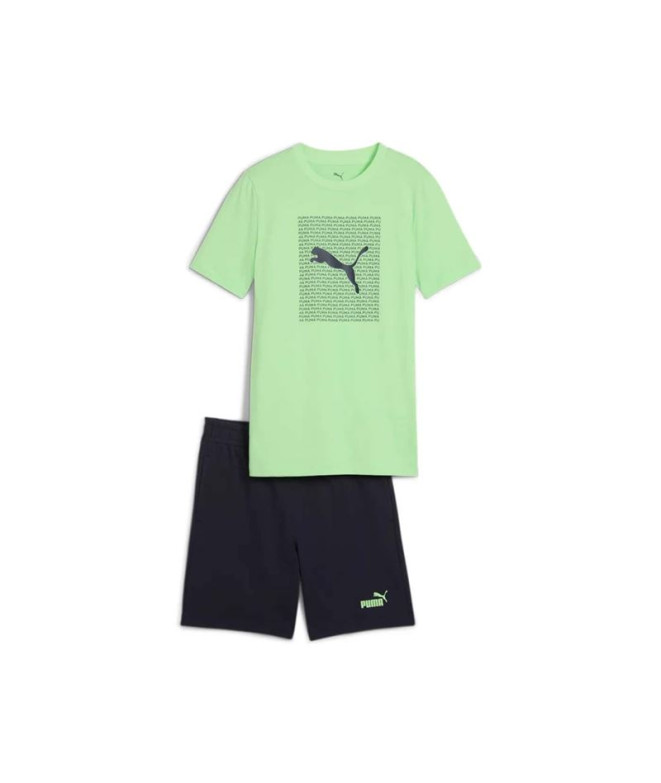 Fato de treino Puma Essentials Logo Lab And,Spring Fern, Menino