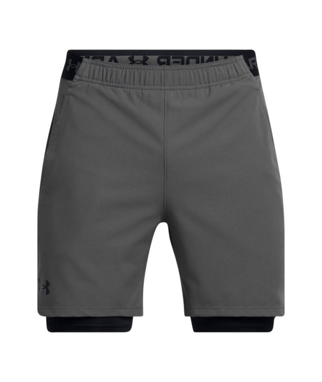 Pantalones Under Armour Vanish Woven 2in1 Hombre Gris
