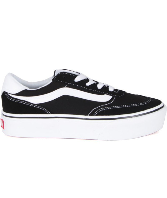Zapatillas Vans Brooklyn Ls Platform Mujer Negro/Blanco