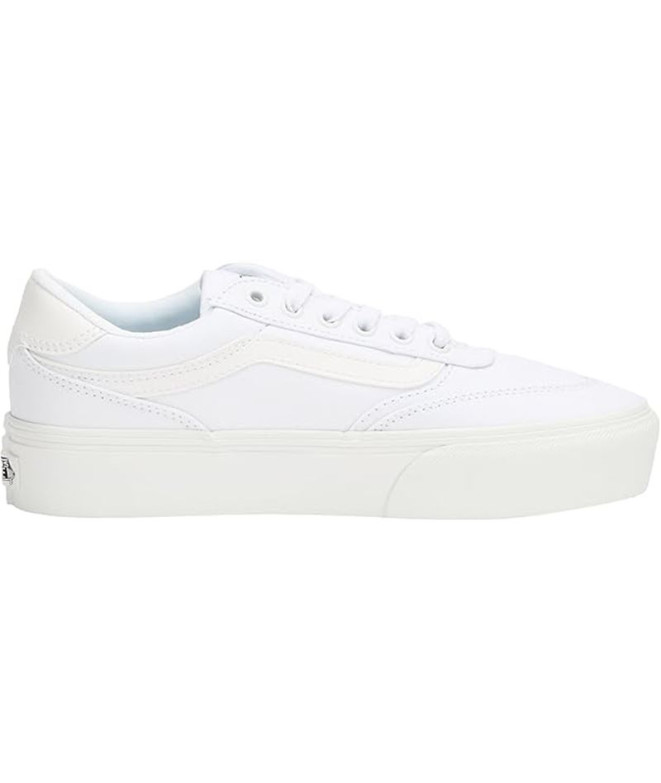 Zapatillas Vans Brooklyn Ls Platform Cnvs Mujer Blanco