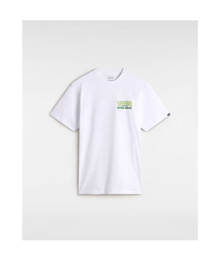 Camiseta Vans Shop Front Ss Hombre Blanco