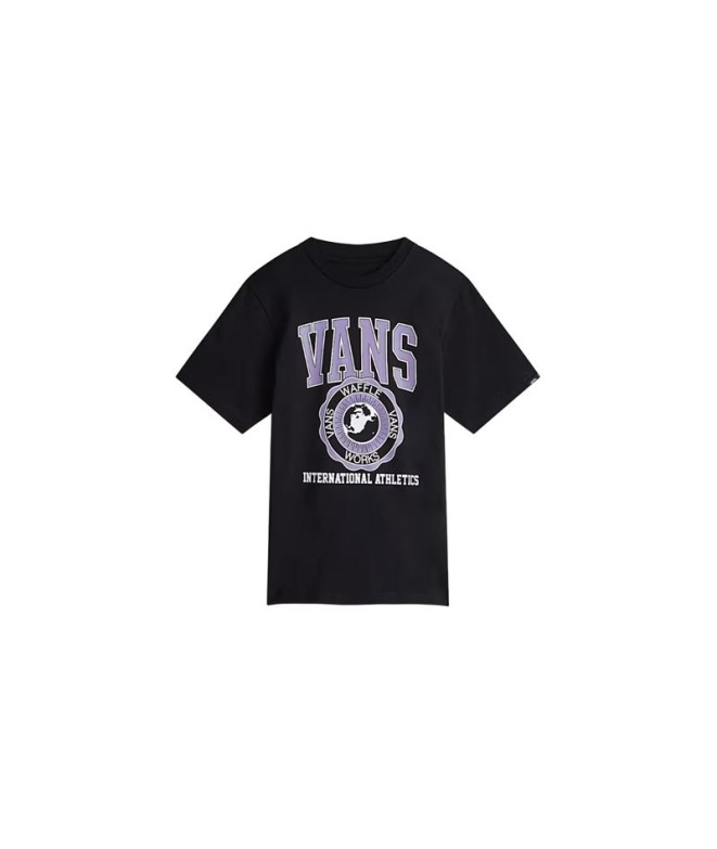 Camiseta Vans Inter V Ss Infantil Negro