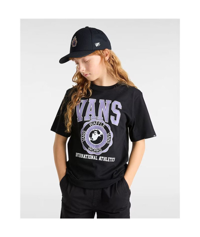 Camiseta Vans Inter V Ss Infantil Preto